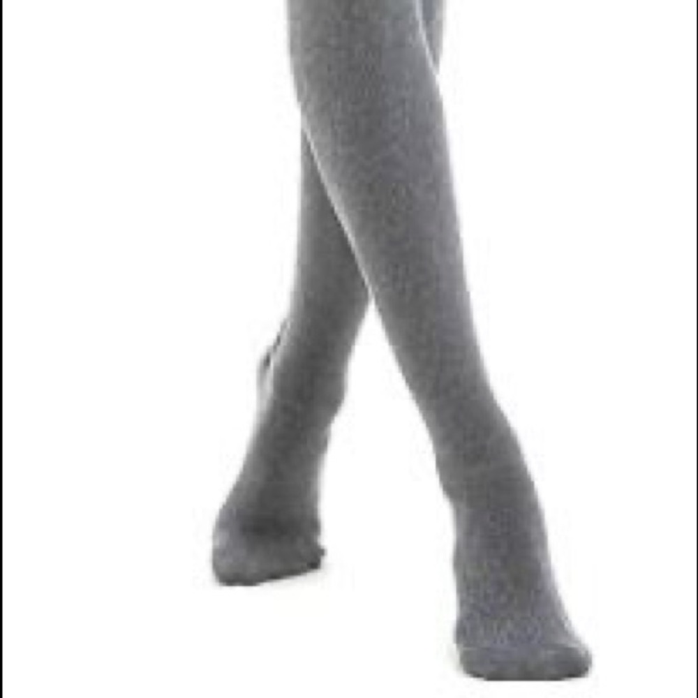 Grey Thigh High Socks